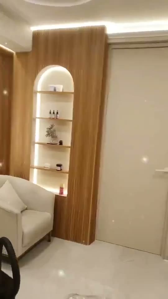 Interior of a clinic fitted out by our crew, with furniture and finishes complete